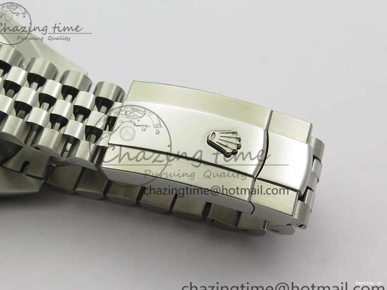 1219 DateJust 41mm 126334 SS BP Maker 1:1 Best Edition New Version Gray Roman Dial on Jubilee Bracelet Reliable 3035